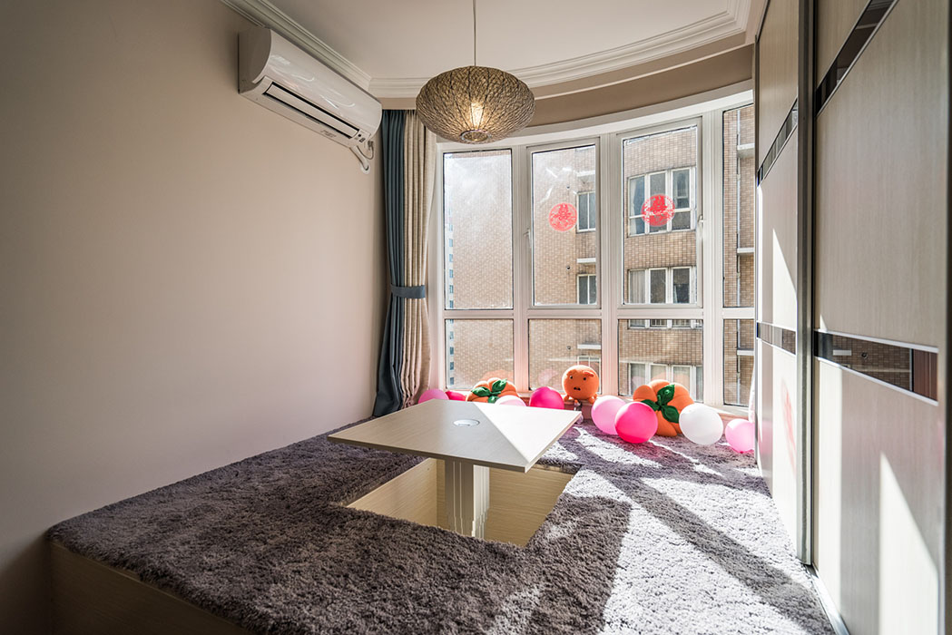 休閑的榻榻米，既實用又增加了娛樂新天地
