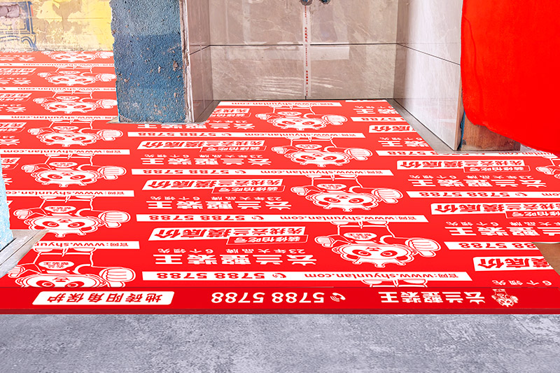 地磚鋪好后的陽角保護