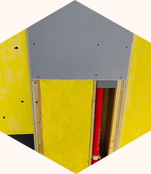 梁底石膏板的貫穿工藝