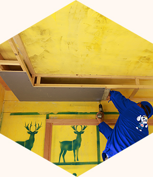 石膏板7字型防裂工藝